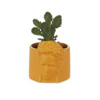 Горшок керамический для цветов Frida желтый
