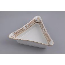 Салатник треугольный Соната 17 см Золотые узоры 07111432-1373 LEANDER