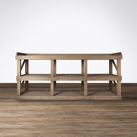 Стеллаж Хейди 180x45x85 natural oak  ROOMERS FURNITURE