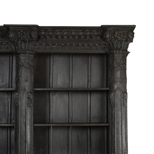 Стеллаж XIX век, Индия 236x51x244 см dark brown ROOMERS ANTIQUE