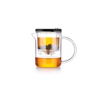 Чайный инфузер 13.8x8x11.8 clear/black 350 SAMADOYO