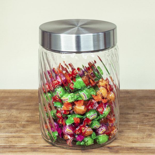 Емкость для хранения стеклянная 1300 мл YY1112 HomeFeel