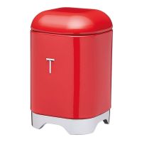 Kitchen Craft Ёмкость для хранения чая Lovello Retro red