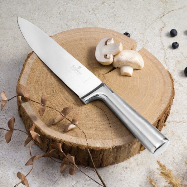 Набор 6 ножей с подставкой из акации, Berlinger Haus, stainless steel, серебристый     (6)     BH/3124