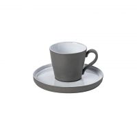 Чайная пара 11x8.5x7.5 Grey/white 210 Costa Nova