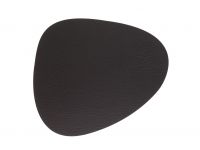 Подставка под горячее фигурная из переработанной кожи, цвет темно-коричневый, Bull LIND DNA 98504