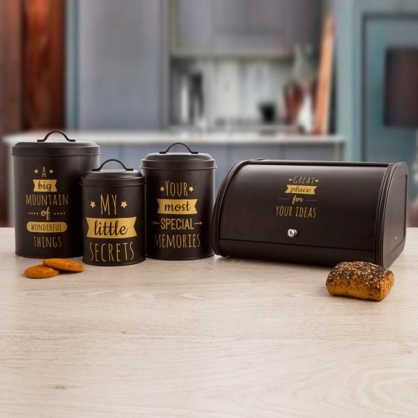 Банка для продуктов B&W Negra 13x17см