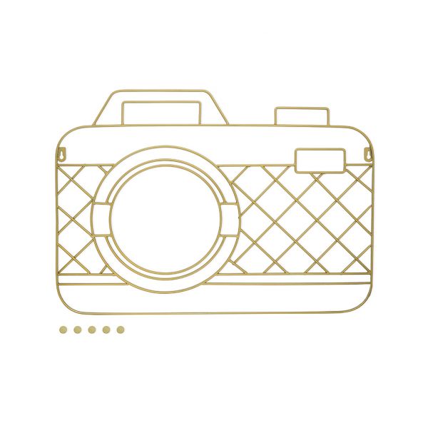 Держатель для фотографий магнитный Memory Cam золотой