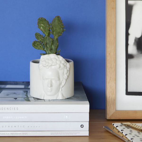 Горшок керамический для цветов Frida белый Balvi