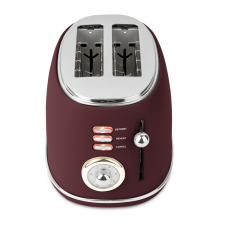 Тостер электрический, пластик, матовый бордо, Leonardo BERLINGER HAUS