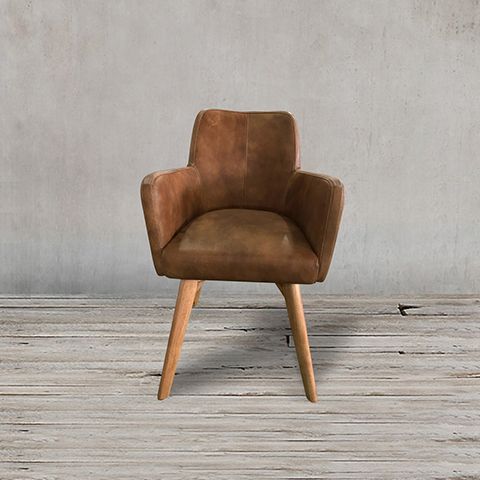 Полукресло 60x61x84 Camel Brown#66  ROOMERS FURNITURE