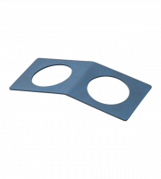 Кольцо для салфетки набор 2 шт, 6х14 см, цвет глубокий синий/сине-зеленый, LIND DNA 991171