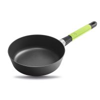 Сотейник Индукционный ?24cm, с зеленой силиконовой ручкой, h=7 cm     (10)     37224i