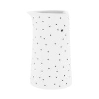 Молочник Bastion Collections White Dots Stripes Нeart малый 