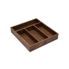 Лоток для приборов средний 35x31 см темно-коричневый Uneca