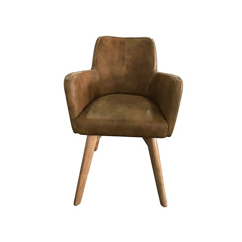 Полукресло 60x61x84 Camel Brown#66  ROOMERS FURNITURE