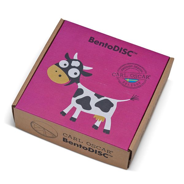 Ланч-бокс для перекусов BentoDISC™ Cow фиолетовый