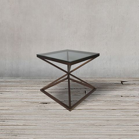 Стол приставной 65x65x60 matte honey  ROOMERS FURNITURE