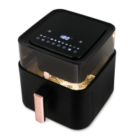 Аэрогриль электрический 7.2 л, black/rose gold, черный BERLINGER HAUS