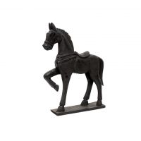 Декор лошадь 46x31x10 см, манго, черный ROOMERS FURNITURE
