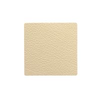 Подставка под кружку из натуральной кожи квадратный 10x10 см, цвет золотой, HIPPO LIND DNA 990157