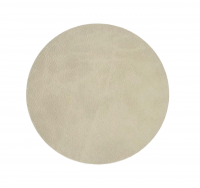 Подставка под кружку из кожи круглый 11 см кремовый 11 см, NUPO Vero 523005