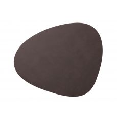 Сервировочная салфетка из натуральной кожи фигурная 36х42 см, цвет пурпурный, NUPO LIND DNA 983407