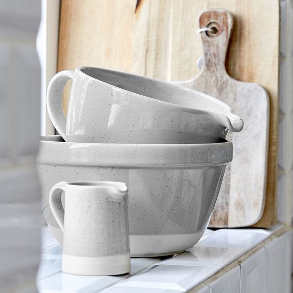 Миска 26.3x18.6x13 см FATTORIA, керамика, серый CASAFINA BY COSTA NOVA