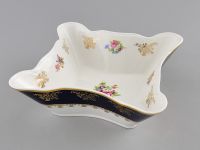 Салатник квадратный 17 см Кобальт, мелкие цветы 20111422-0086 LEANDER