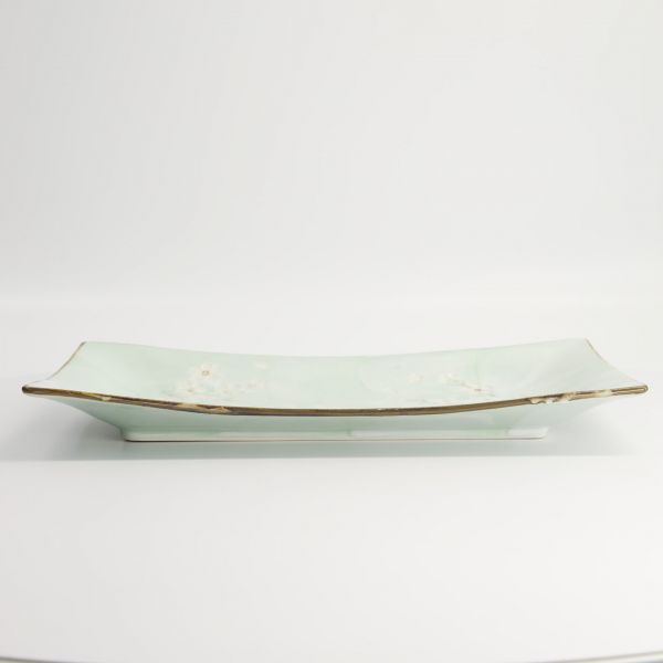 Блюдо Green Cosmos 33.2x19.3x2.2 см, керамика TOKYO DESIGN