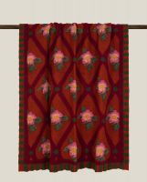 Плед Frati ROSE FLOWER RUGGINE 150x190 см, шерсть 80% полиэстер 20%, 900г