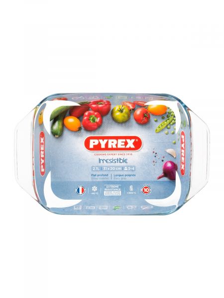 Блюдо для запекания и выпечки IRRESISTIBLE 31х20см прямоугольное PYREX