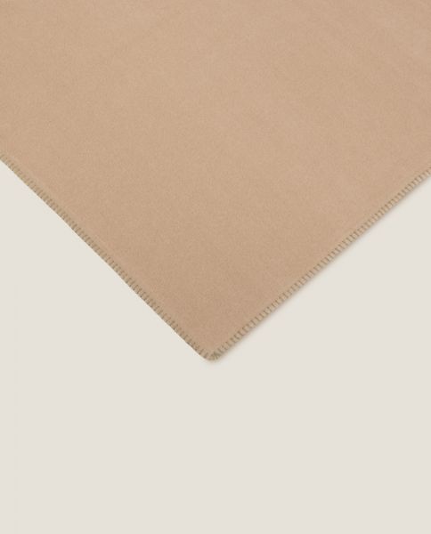 Плед Frati SOFT VISCOSE BEIGE, бежевый, 130x160, вискоза 30% полиэстер 70%, 510г