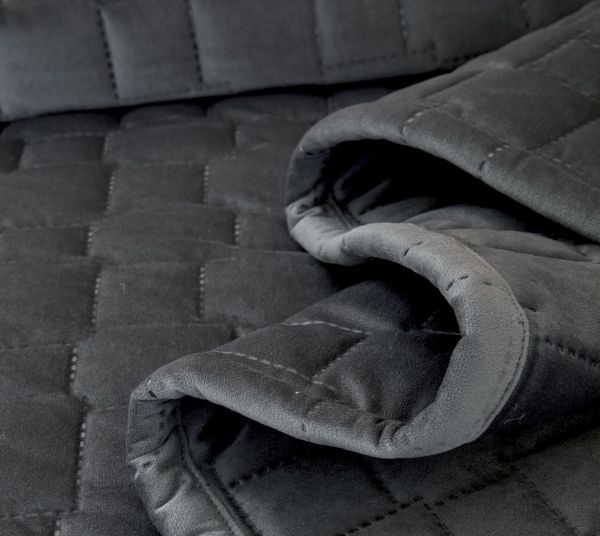 Покрывало SPIRIT ARDOISE серый 240х260 бархат полиэстер