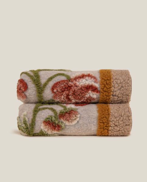 Плед Frati LANDSCAPE PEONY 150x190 см, шерсть 80% полиэстер 20%, 900г
