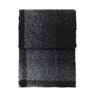 VULCANIC dark grey/light grey Плед 130/190 89% альпака & 11% нейлон 640 гр