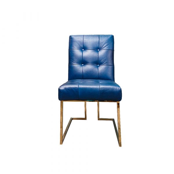 Стул ROOMERS FURNITURE blue/gold