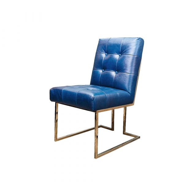 Стул ROOMERS FURNITURE blue/gold