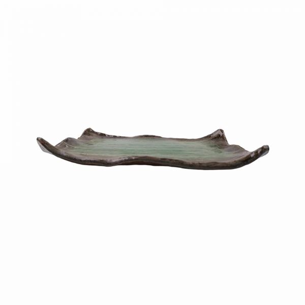 Тарелка ROOMERS TABLEWARE Dark green 26x26 см