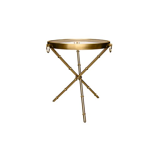 Стол приставной ROOMERS FURNITURE matte gold Z0189 55x44x55 см