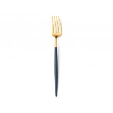 Вилка десертная 20 см, blue/gold GOA CUTIPOL GO.07BLEGB