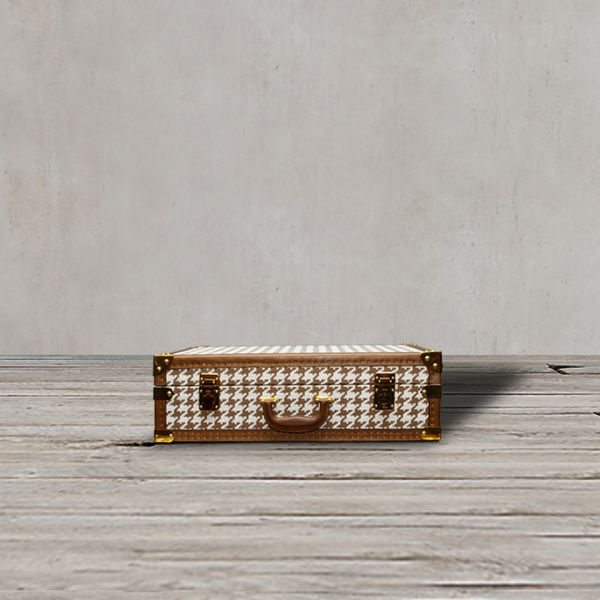 Сундук ROOMERS FURNITURE gold/brown 39x19x61 см