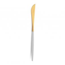 Нож столовый 23 см, matte gold/white GOA CUTIPOL GO.03WGB