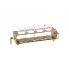 Подсвечник ROOMERS FURNITURE Antique gold 11x40 см