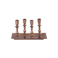 Подсвечник ROOMERS FURNITURE copper antique 17x30 см