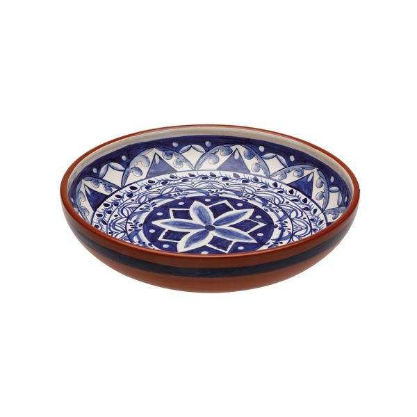 Чаша 29.2 см ALENTEJO TERRACOTA blue/white CASAFINA BY COSTA NOVA