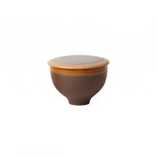 Чаша с крышкой ROOMERS TABLEWARE Auberge brown MO 12 см