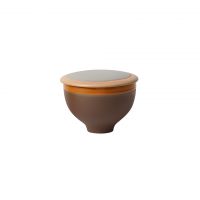 Чаша с крышкой ROOMERS TABLEWARE Auberge brown MO 12 см