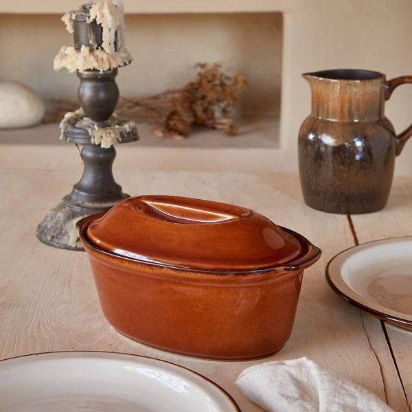 Кассероль 25.2х15.7 см Poterie caramel CASAFINA BY COSTA NOVA