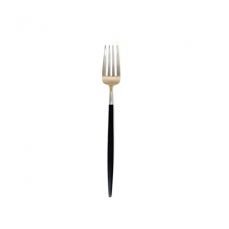 Вилка десертная 20 см, black/matte chrom GOA CUTIPOL GO.07